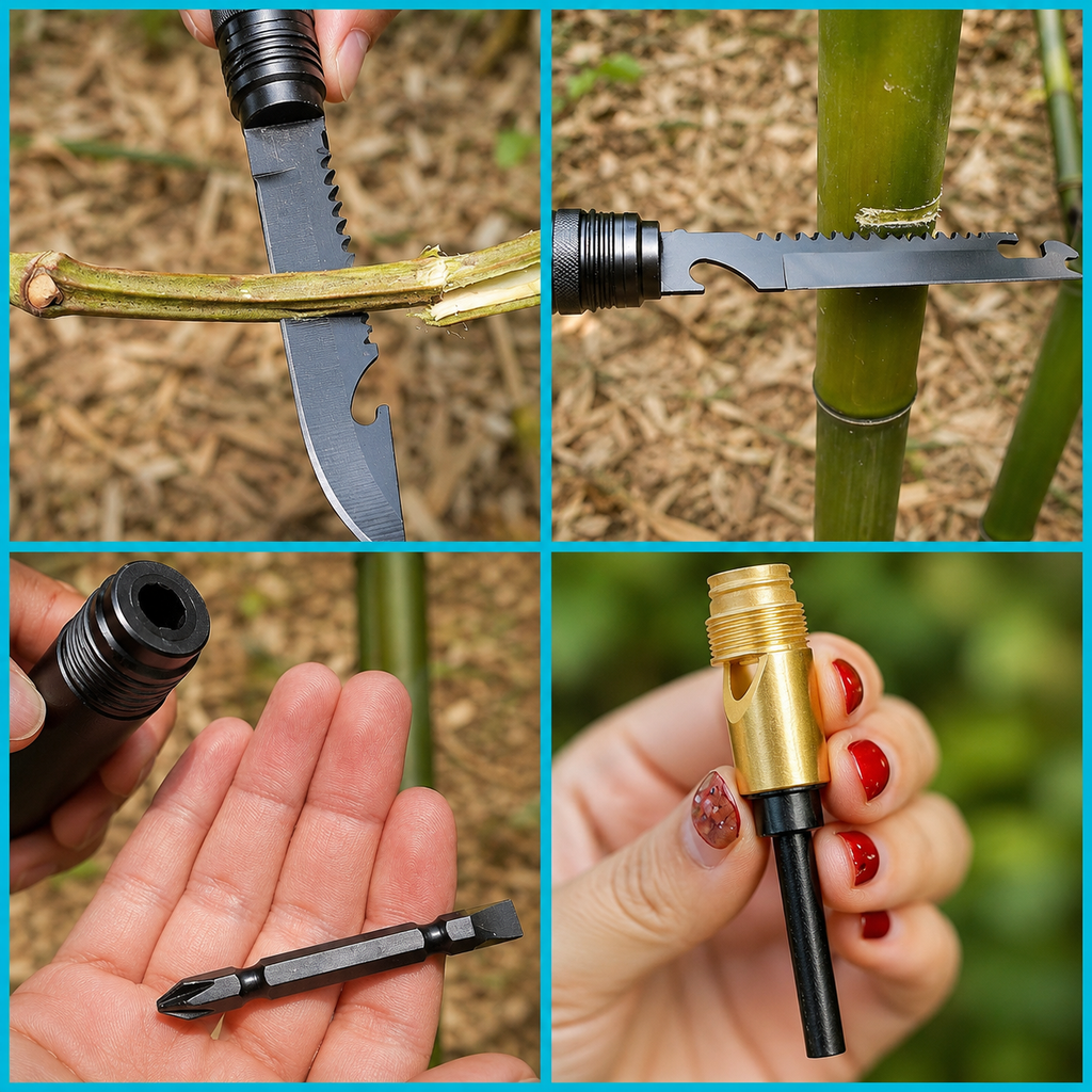 EverMate - Hiking Stick With Integrated Survival Kit